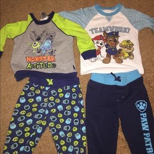 Disney Monsters & Nickelodeon Paw Patron pj